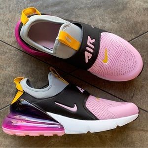 NIKE AIR MAX 270, Extreme Gray/Pink, NWOT, US  7.5